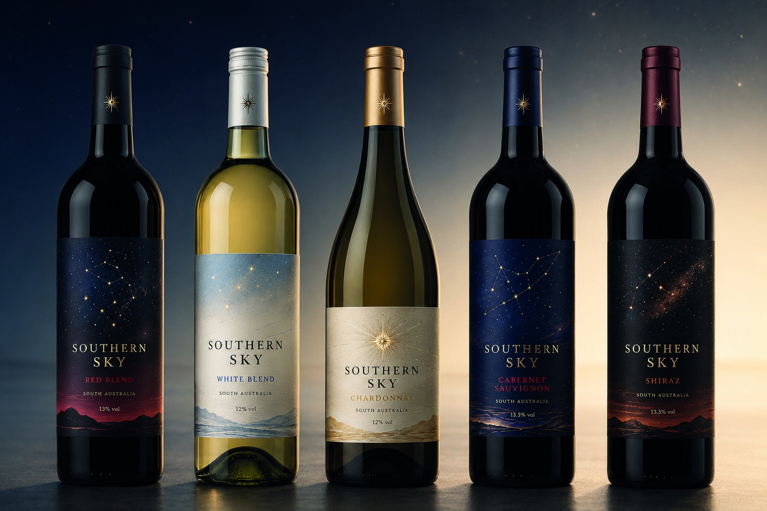 Southern Sky wine range